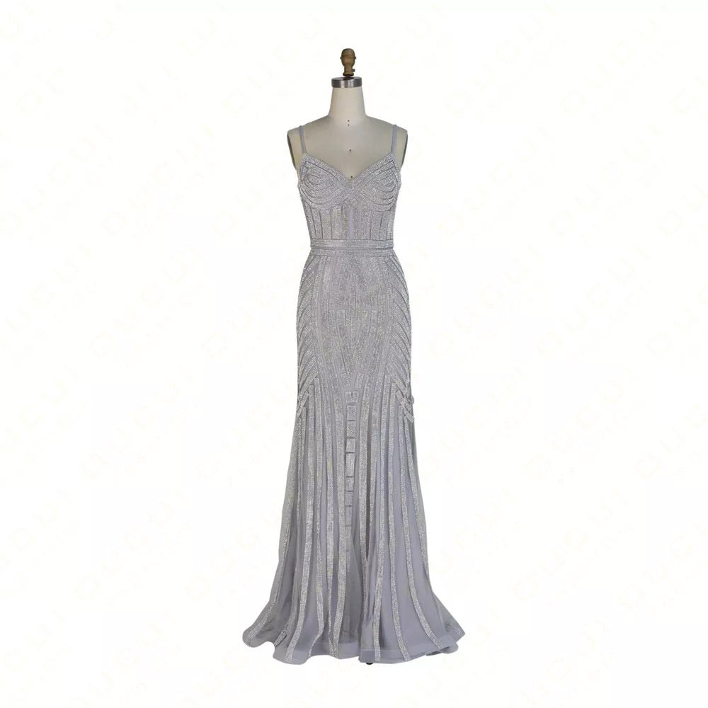 Sparkly Crystal Tulle Mermaid Dress.
