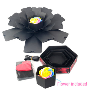 The Love Box - Surprise Blooming Photo Album Gift Box.