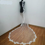 White/Ivory Wedding Veil with Comb.